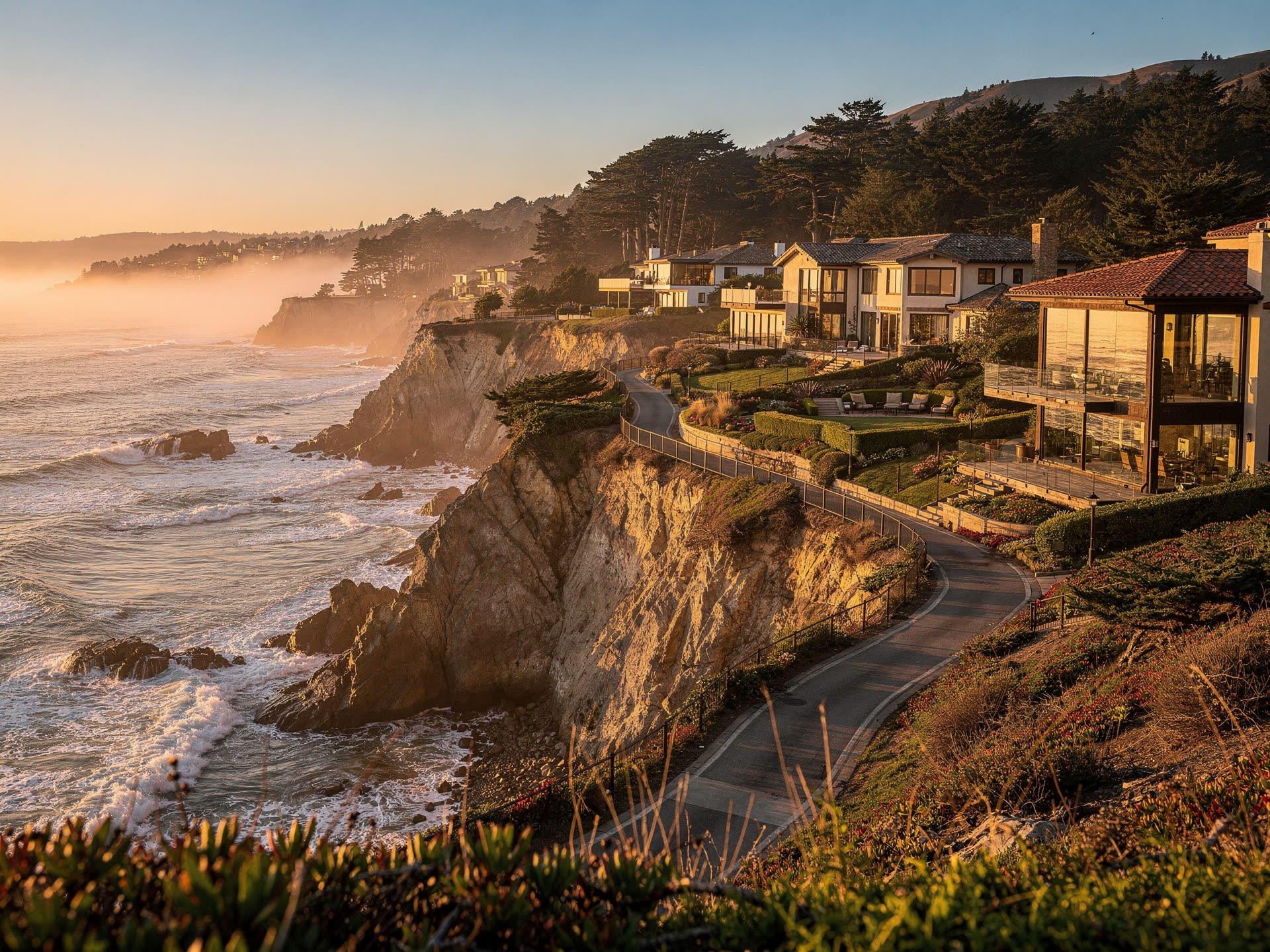 San Mateo County peninsula coast