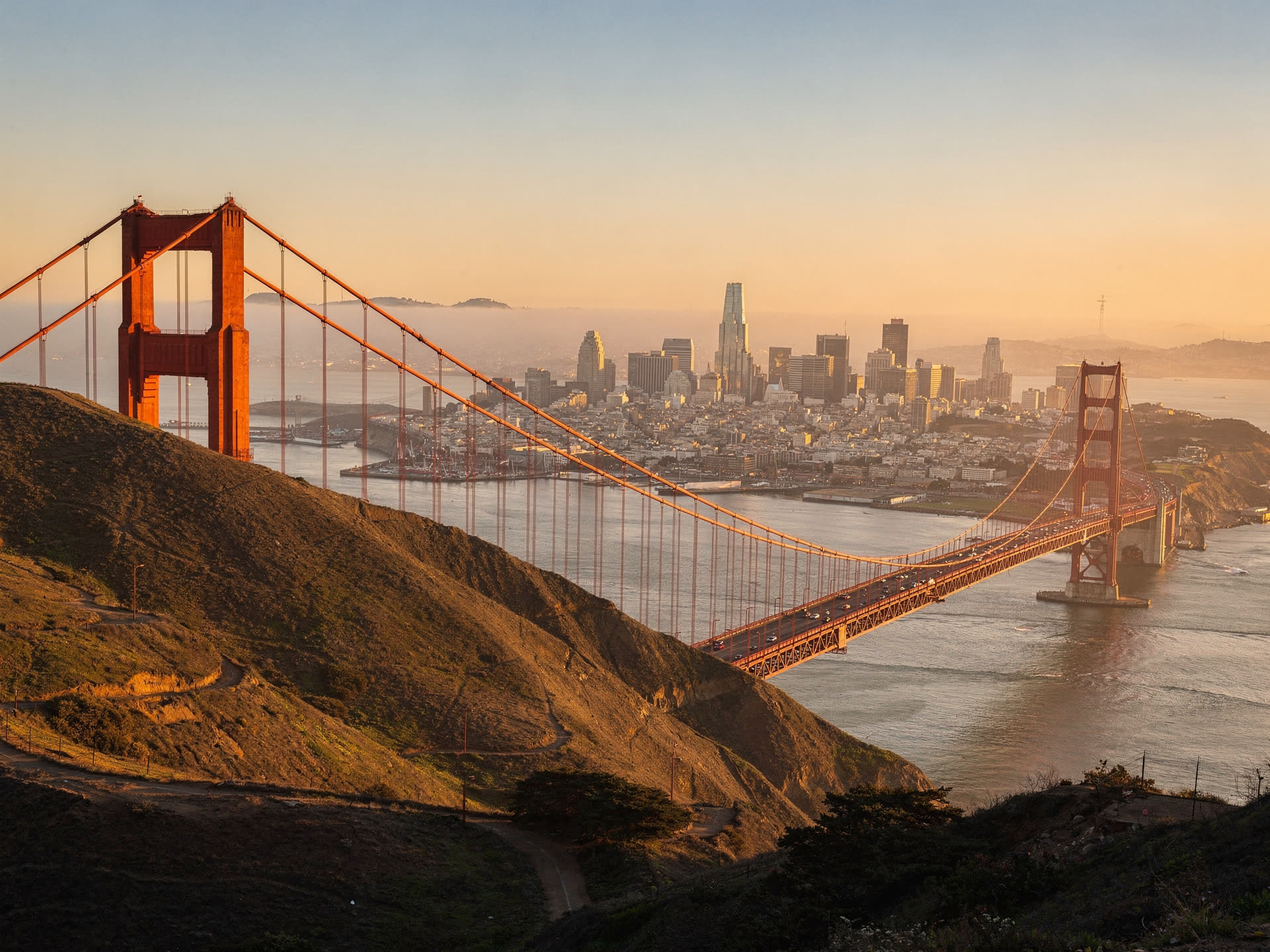 San Francisco and the Golden Gate Bridge
